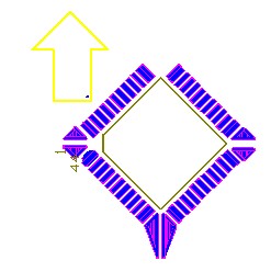 OFP和PLCC型集成塊如采用紅膠工藝過波峰,需采用斜角45度方式擺放，且每邊的最后一個引腳均需添加盜錫焊盤